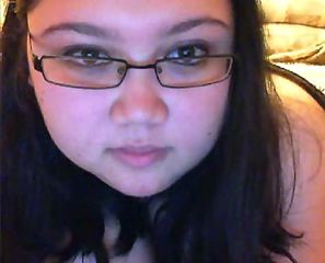 fat BBW asian teen masturbating on webcam