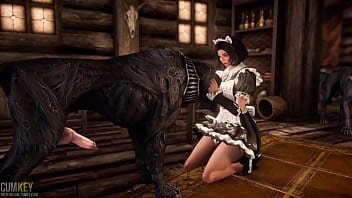 Cleaning girl Decided to Mate with Monsters | Huge Dick Monster | 3D Porn Cartoon