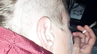 Dirty assfuckslut  in a tent at Carnac, France