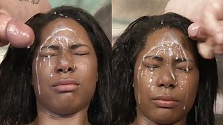 Ebony Facial Surprise Compilation