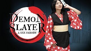 Fuck Asian Teen Mai Thai as MAKOMO from DEMON SLAYER