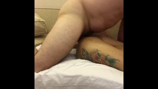Fucking pussy and ass of thai Tuk Tuk slut newcy begging me to cum inside