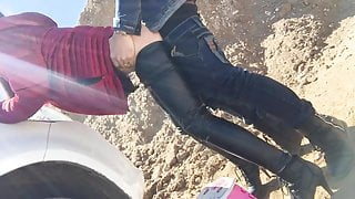 AMATEUR CHINESE FETISH  SLUT FUCK IN THE PUBLIC