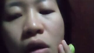 Asian home alone solo play at home 28