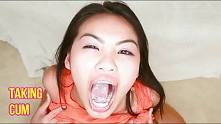 Asian Pornstars swallowing Vitamin D (COMP IR WMAF)