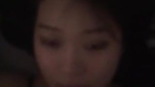 Asian POV fuck and mouth cum