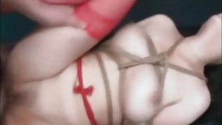 Asian Tied fucked And Creampied