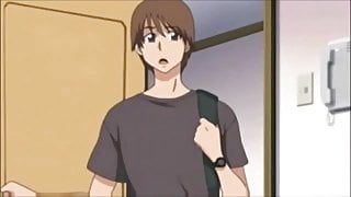 Horny stepmom gives a blowjob and fuck to her pervy stepson