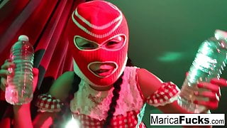 Marica Hase the house jacker gets some BBC from Chris Cock!