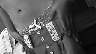 Pui Asian teen touches her breasts and wants a cock