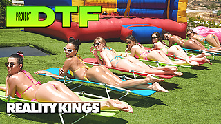 Twelve Of The Hottest Pornstars In The Industry Get Together In A Huge House For A Steamy Orgy – Reality Kings