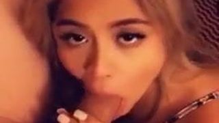 Asian college slut sucks my dick on snapchat