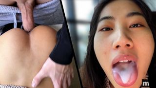 I swallow my daily dose of cum – Asian interracial sex by mvLust